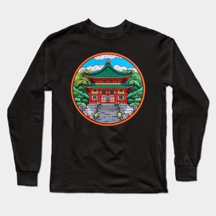 Mitsukushima Shrine Long Sleeve T-Shirt